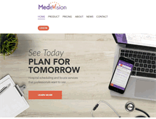 Tablet Screenshot of medevision.com